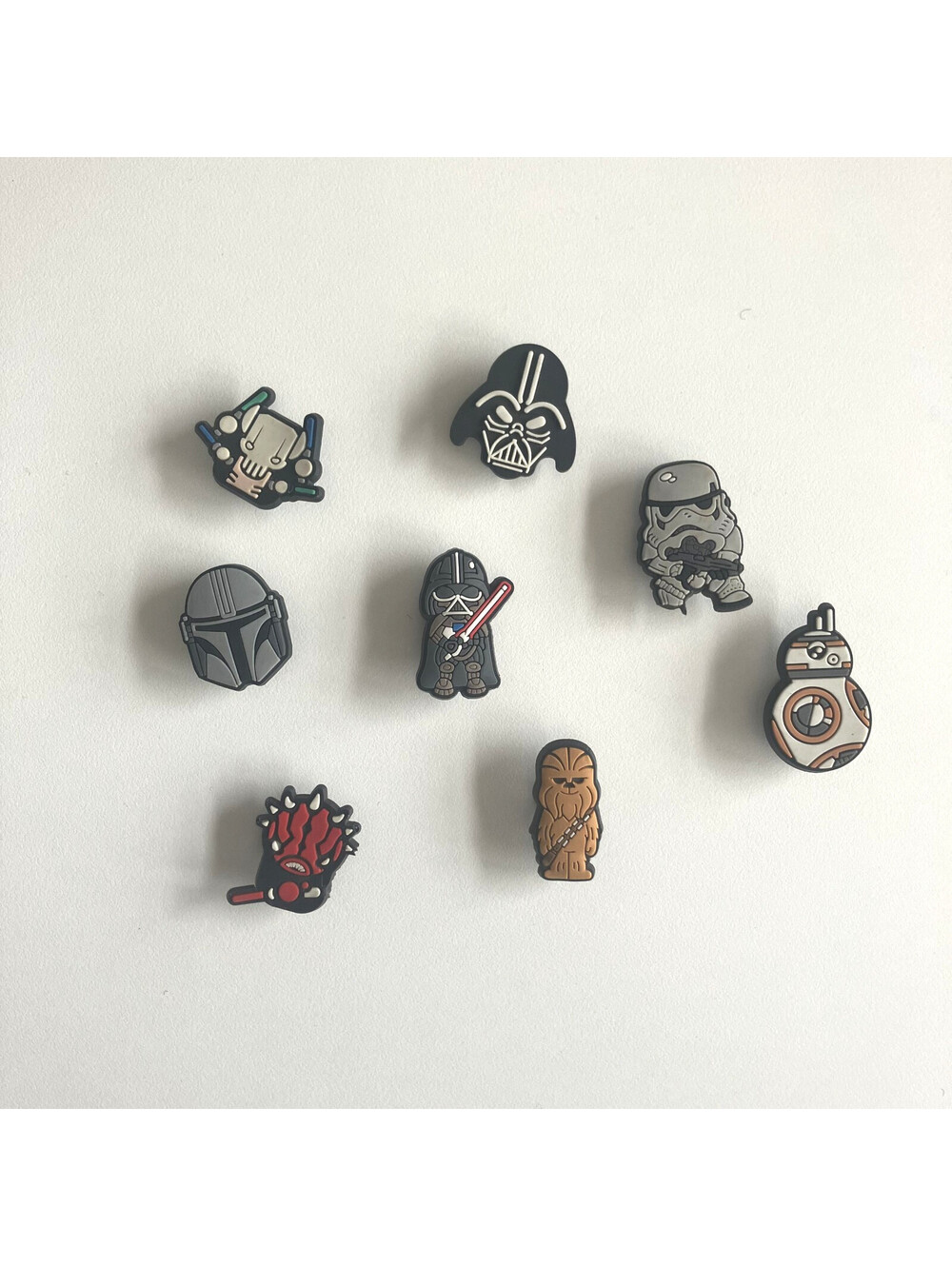 8 CT Star Wars Charms for Crocs BB8 Darth Vader Maul Boba Fett Chewbacca